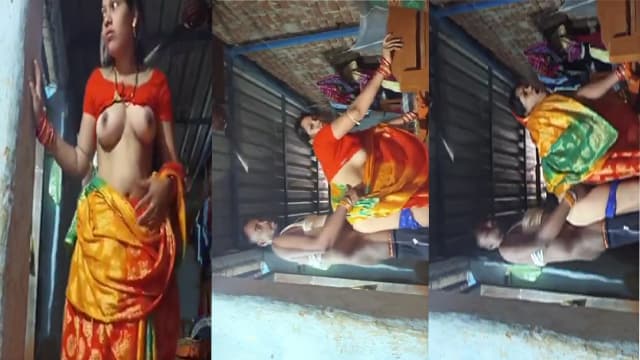 Village Bhabhi Doggy Fucking Neighbour  – Gujarati Sex